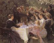 Peder Severin Kroyer Hip Hip Hooray painting